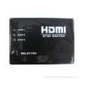 Fy1408a Hdmi 3 In 1 Switch / Splitter Compatible With Hd-dvd, Sky-hd, Stv, Ps3, Xbox 360